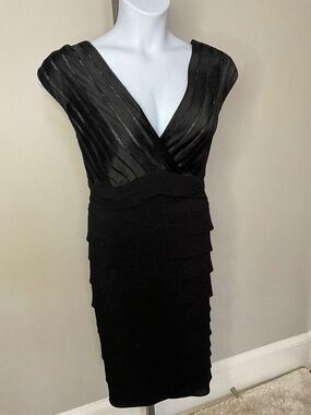 Adriana Papell Black Cocktail Dress